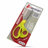 Foarfeca birou Okerman 20.5 cm inox cu maner ergonomic pentru scoala birou